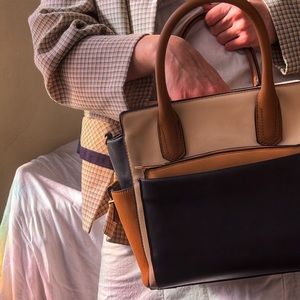 Genuine Leather Reed Bag